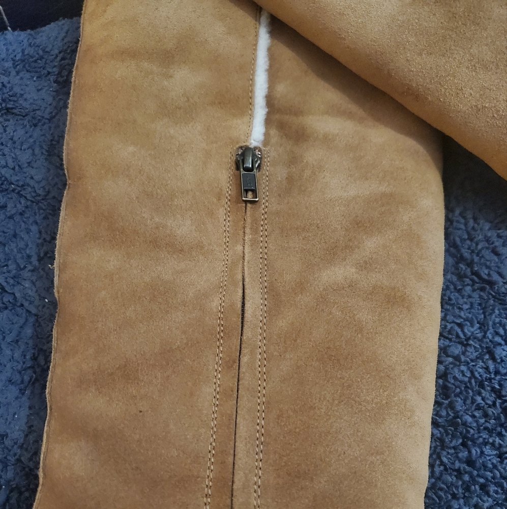 UGG Tan Suede Knee-High Boots - Picture 2 of 15